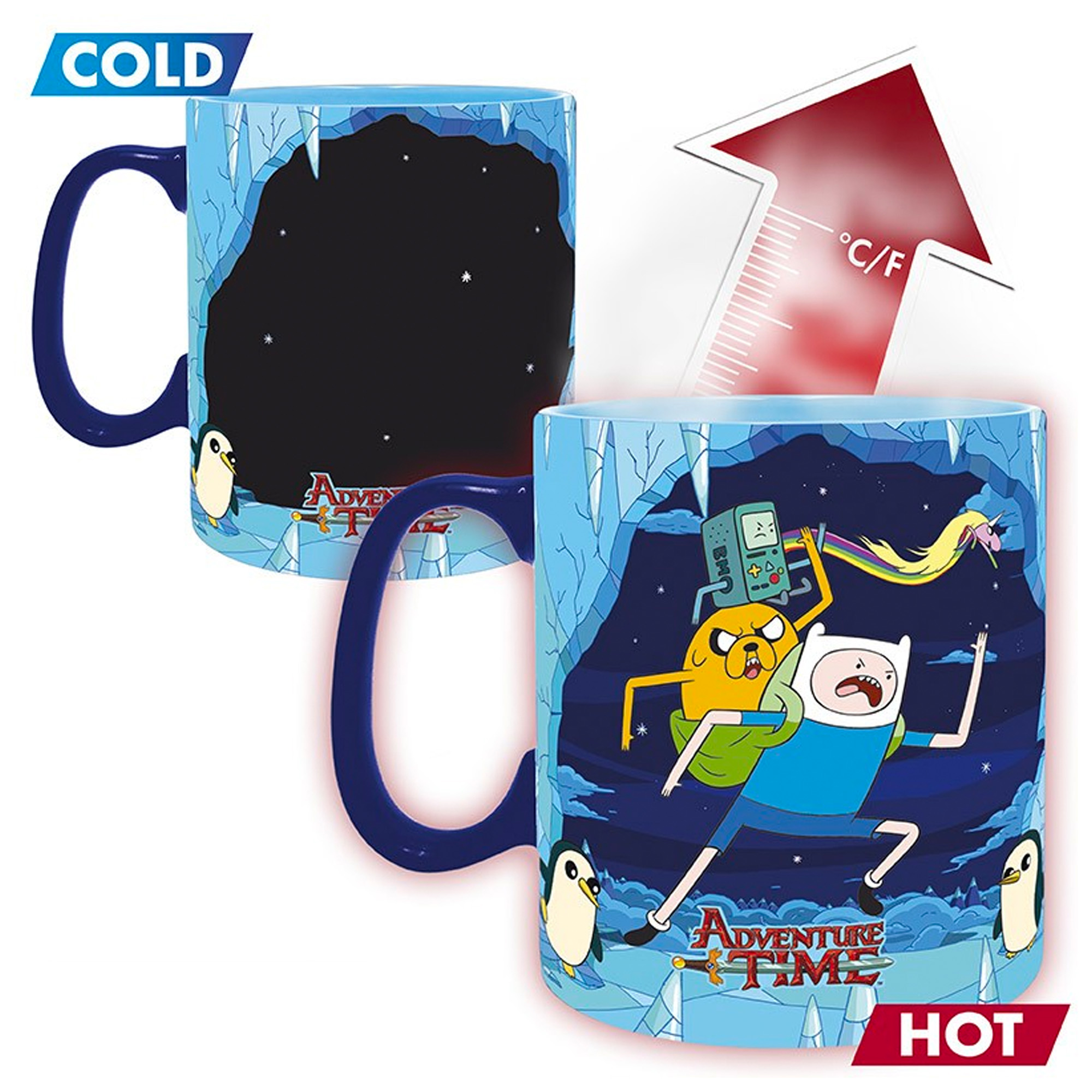 Thermoeffekt Tasse - Adventure Time