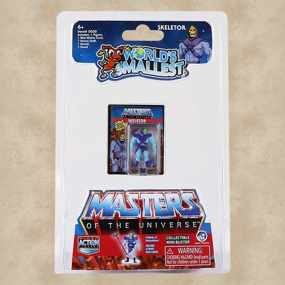 World's Smallest: Action Figur Skeletor - Masters of the Universe