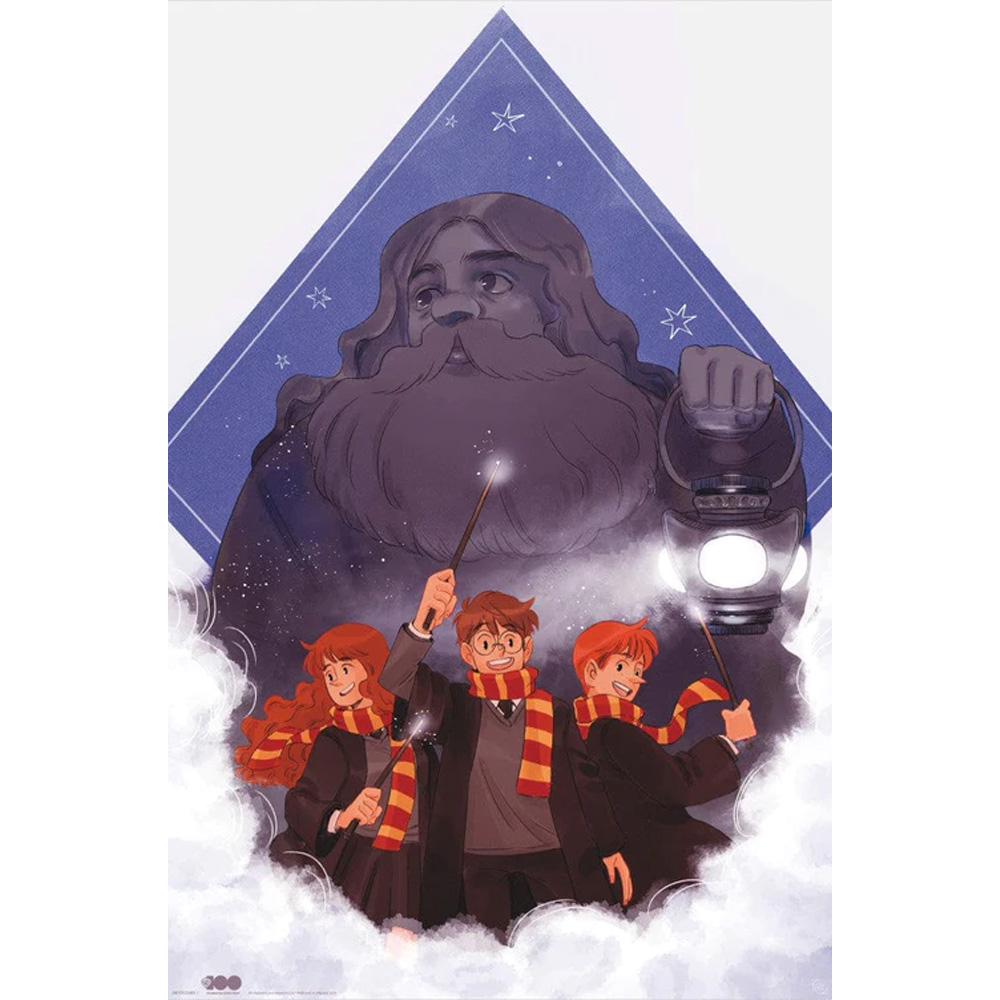 Hagrid & Golden Trio Maxi Poster - Harry Potter Hagrid & Golden Trio Maxi Poster - Harry Potter