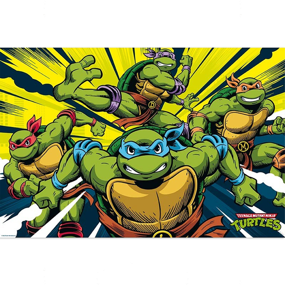 Turtles in action Maxi Poster - Teenage Mutant Ninja Turtles