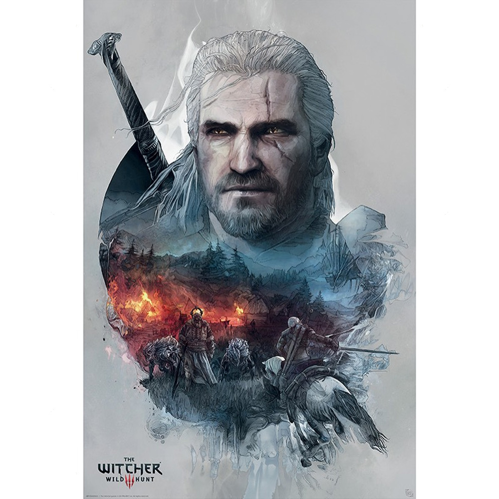 Geralt Maxi Poster - The Witcher