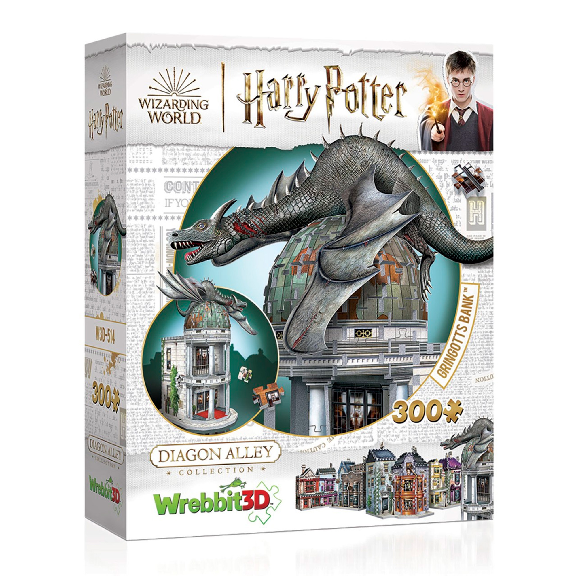 Gringotts Bank 3D Puzzle (300 Teile) - Harry Potter