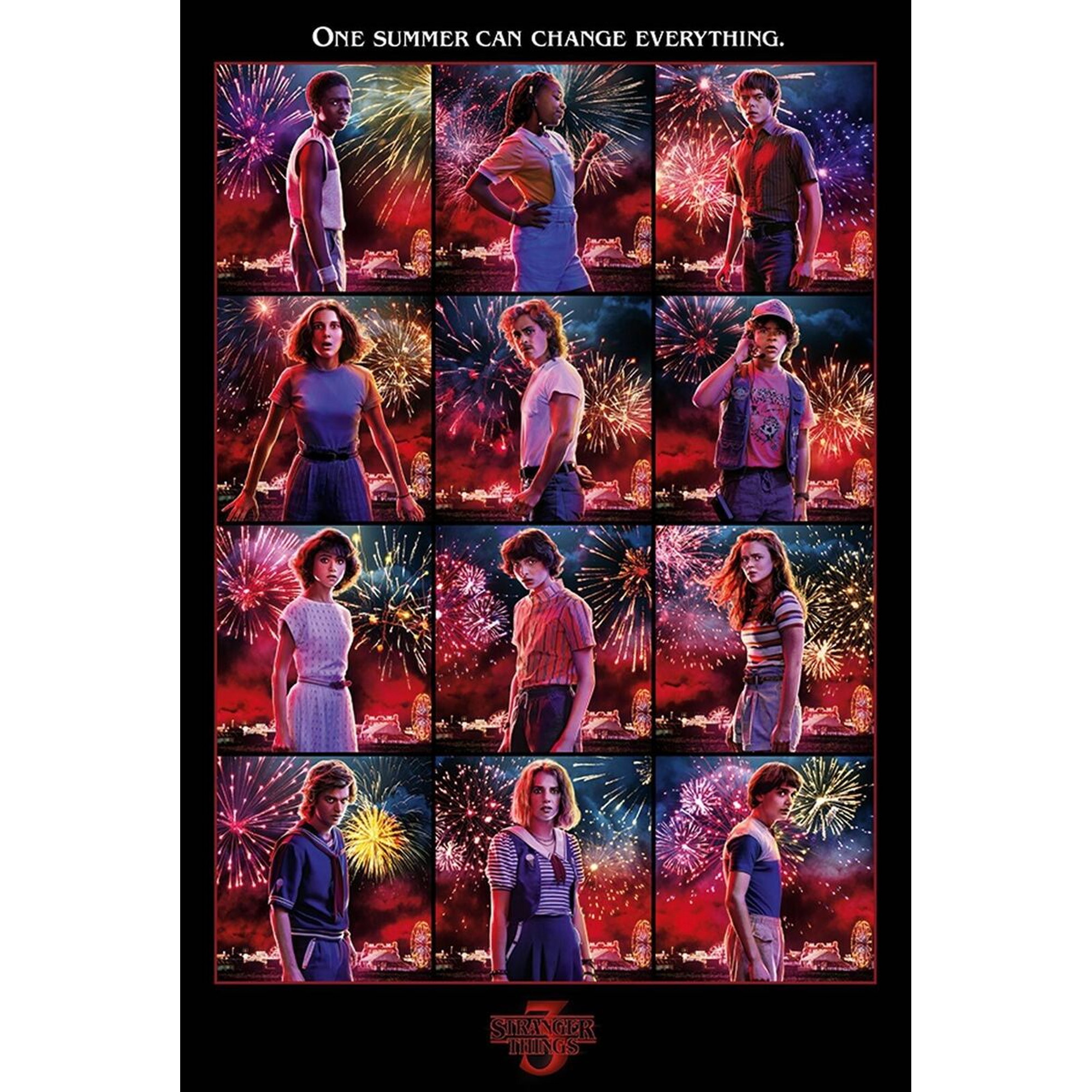 Character Montage Maxi Poster - Stranger Things