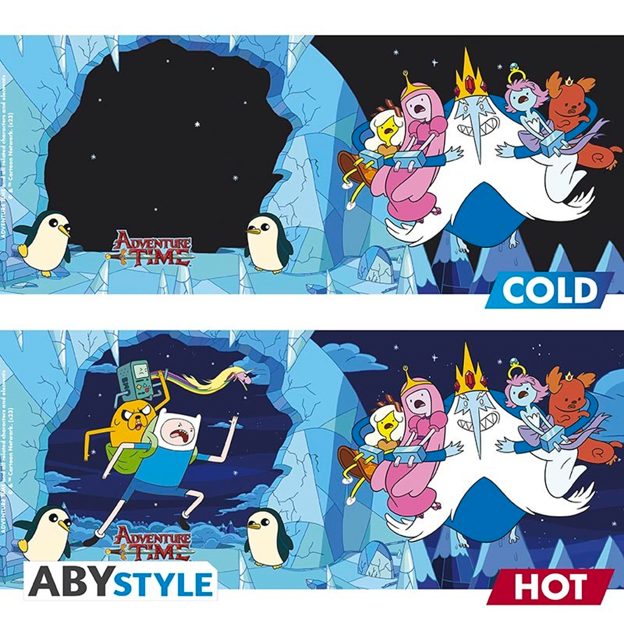 Thermoeffekt Tasse - Adventure Time