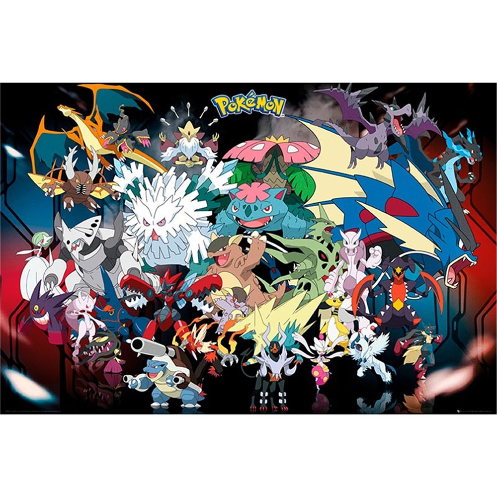 Mega Evolution Maxi Poster - Pokémon