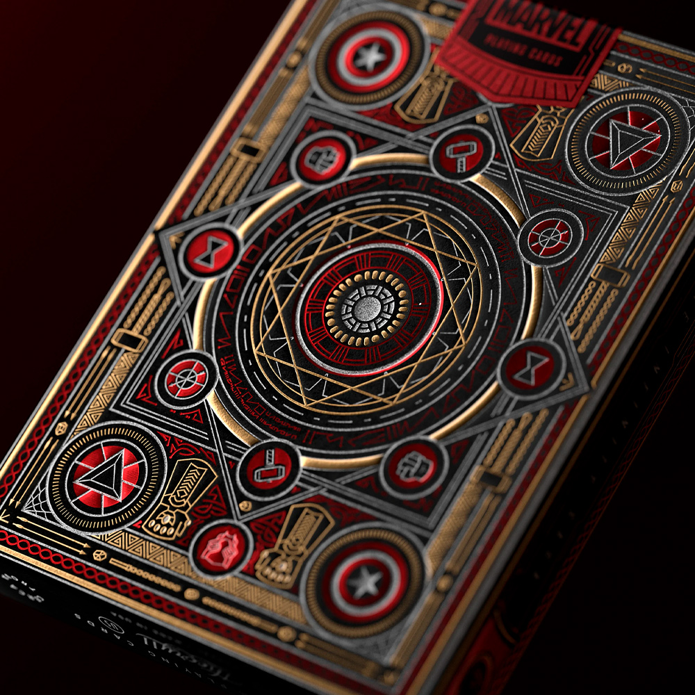 Avengers Premium Spielkarten (Red Edition) - Marvel